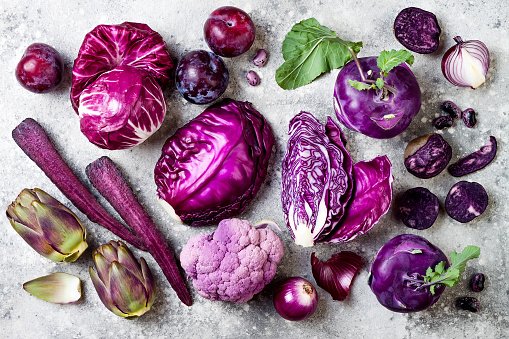 purple vegetables